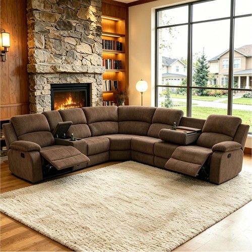Brown chenille piece - brown, 3